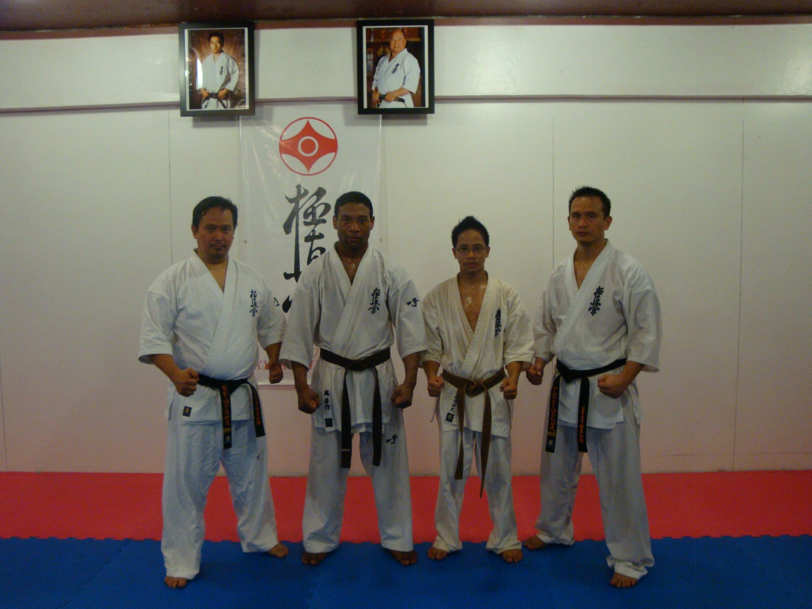 Fred, Zensaku. Sean and Tony after training at HMAC